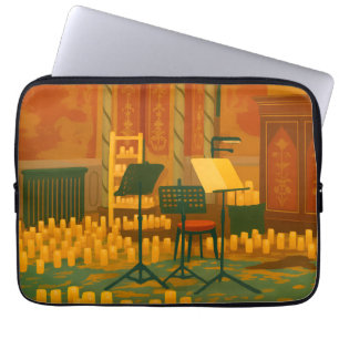 Capa Para Notebook Candlelit Prelude - Music Room, Brighton Pavilion