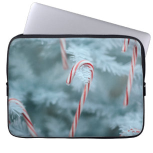 Capa Para Notebook Candy Cane na Árvore