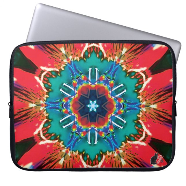 Capa Para Notebook Canela Caleidoscópio 15" (Frente)