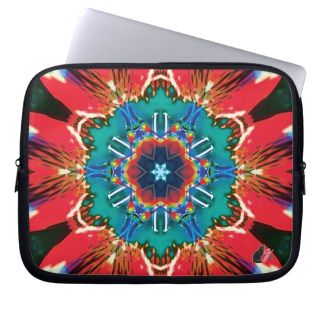 Capa Para Notebook Canela Caleidoscópio 25cm (Frente)