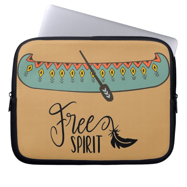 Capa Para Notebook Canoa Espírito Livre (Frente)