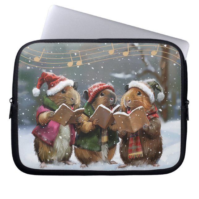 Capa Para Notebook Cantores de Guiné Pig Carol (Frente)