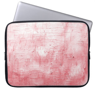 Capa Para Notebook Canvas Vermelha Metálica: Elegância de Brushaft.