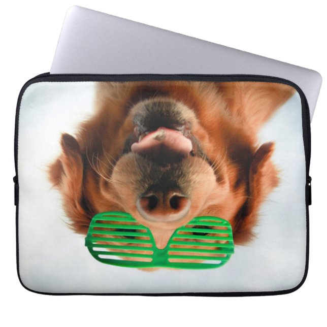 Capa Para Notebook Cão das imagens | de Getty com vidros (Frente)