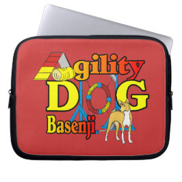 Capa Para Notebook Cão de Agilidade Basenji