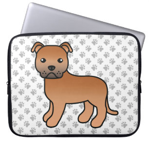 Capa Para Notebook Cão e patas de cartoon lindas - escrivão