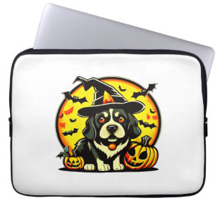 Capa Para Notebook cão Halloween Lowchen