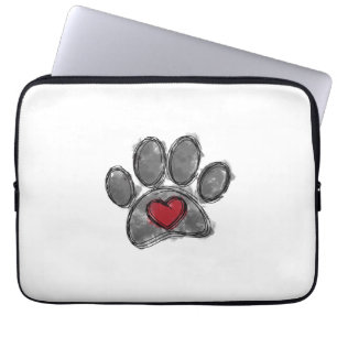 Capa Para Notebook Cão Lover Desenho Aquarela