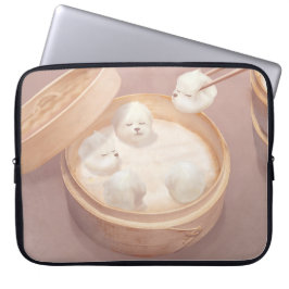 Capa Para Notebook Cão Sorriso - Delícia de Xiao Long Bao