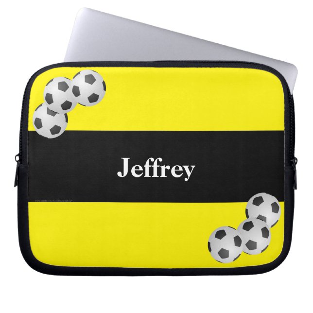 Capa Para Notebook Capa, amarelo & preto do computador portátil do (Frente)