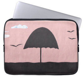 Capa Para Notebook Capa de computador com cena de praia