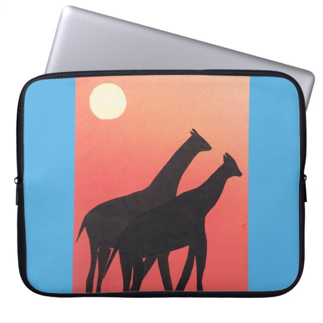 Capa Para Notebook Capa de computador com Girafa Design (Frente)
