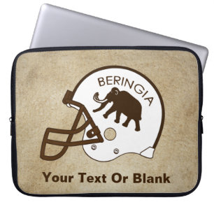 Capa Para Notebook Capacete de Futebol da Universidade de Beringia