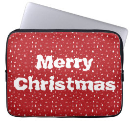 Capa Para Notebook Capas de Laptop Árvores de Natal e Flocos de Neve