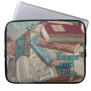 Capa Para Notebook Capas de Laptop com Fundo de Livros Antigos