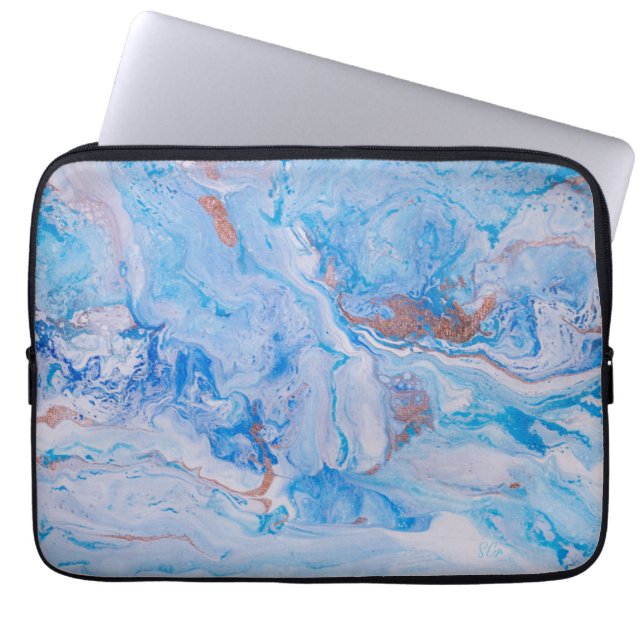 Capa Para Notebook Capas de Laptop de areia e mar (Frente)