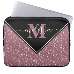 Capa Para Notebook Capas de laptop personalizadas com símbolos musica