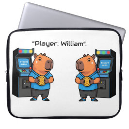 Capa Para Notebook Capibara Arcade Retro Laptop Sleeve