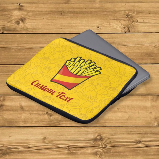 Capa Para Notebook Capinha de Laptop Batata Frita (Criador carregado)