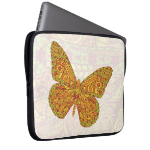 Capa Para Notebook Capinha de Laptop Borboleta Monarca
