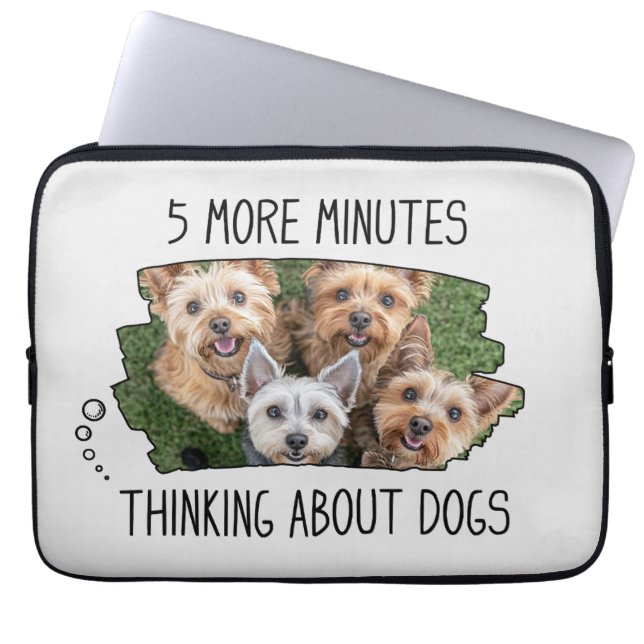 Capa Para Notebook Capinha de Laptop Cachorros Engraçados (Frente)