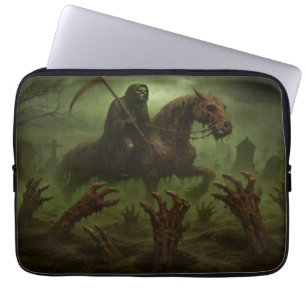Capa Para Notebook Capinha de Laptop Cemitério Sombrio