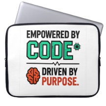 Capinha de Laptop Code With Purpose