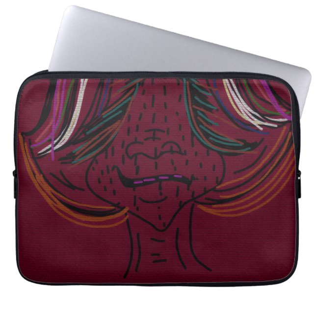 Capa Para Notebook Capinha de Laptop com Animação Original Única (Frente)