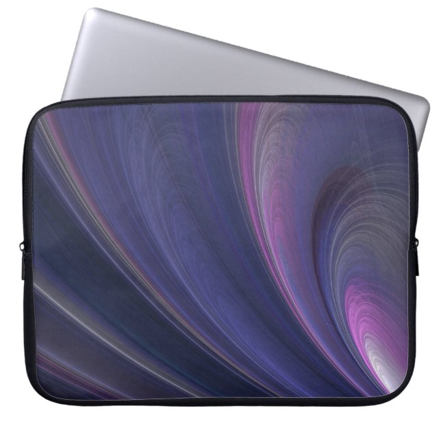 Capa Para Notebook Capinha de Laptop com Arco-íris Fractal Abstrato (Frente)