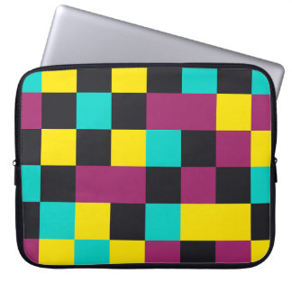 Capa Para Notebook Capinha de Laptop com Padrão de Pixel Neon