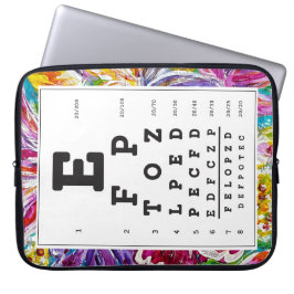Capa Para Notebook Capinha de Laptop com Tabela de Olhos