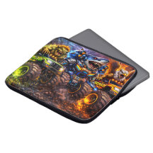 Capinha de laptop de cavaleiros de feras