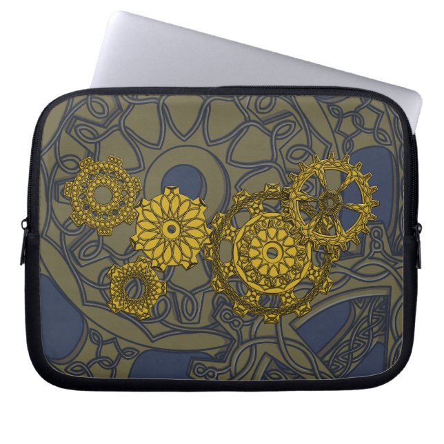 Capa Para Notebook Capinha de Laptop de Relógio Tecido (Frente)