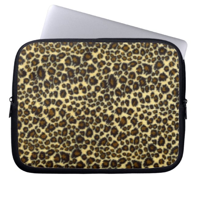 Capa Para Notebook Capinha de Laptop Estampa de Leopardo (Frente)
