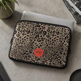 Capa Para Notebook Capinha de Laptop Estampa de Leopardo | Estojo de