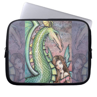 Capa Para Notebook Capinha de Laptop Fada Dragão Besta Doce