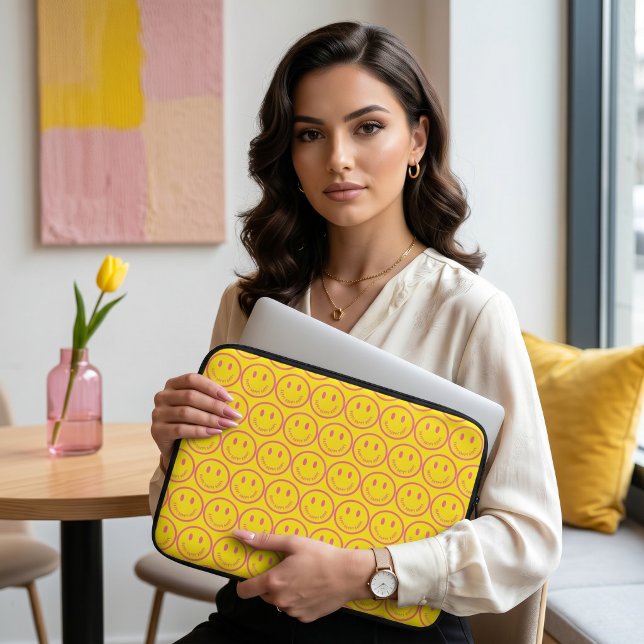 Capa Para Notebook Capinha de Laptop Feliz (Criador carregado)