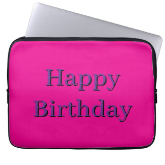Capa Para Notebook Capinha de Laptop - Feliz Aniversário