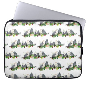 Capa Para Notebook Capinha de Laptop Festa de Papagaio Cinzento Afric
