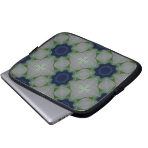 Capa Para Notebook Capinha de Laptop Flores Azuis