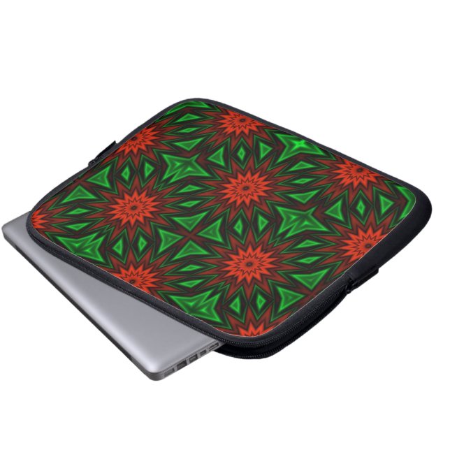 Capa Para Notebook Capinha de Laptop Flores Vermelhas (Frente Inferior)