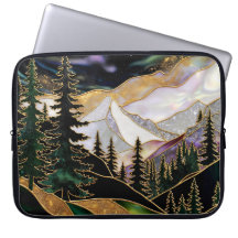 Capinha de Laptop Floresta Montanhosa Paisagem