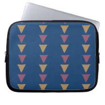 Capinha de Laptop Geométrica Azul