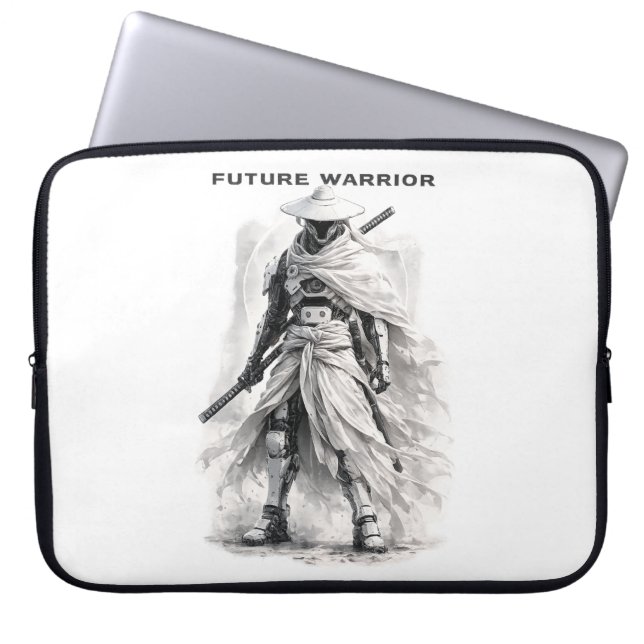 Capa Para Notebook Capinha de Laptop Guerreiro do Futuro - Samurai Cy (Frente)