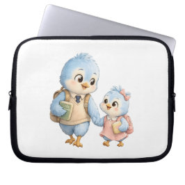 Capa Para Notebook Capinha de Laptop Irmãos Pássaro Azul