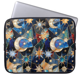 Capa Para Notebook Capinha de Laptop Lua Estrela Vidro Fosco