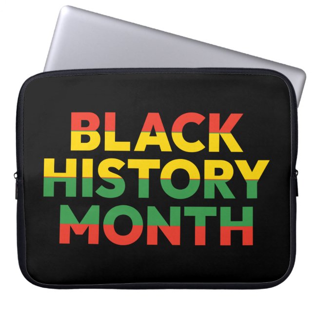 Capa Para Notebook Capinha de Laptop Mês da História Negra 15 polegad (Frente)