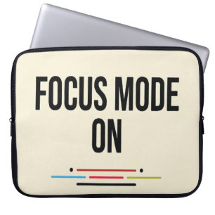 Capa Para Notebook Capinha de Laptop 'Modo Foco ATIVADO'