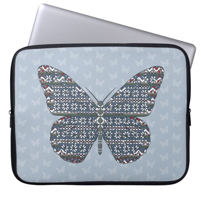 Capa Para Notebook Capinha de Laptop Monarca Nórdica (Frente)