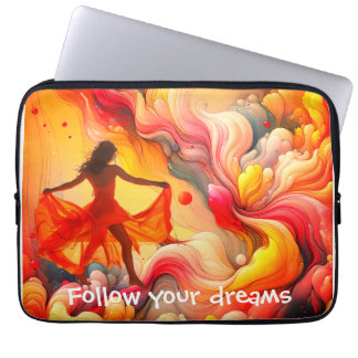 Capa Para Notebook Capinha de Laptop Seguir Seus Sonhos